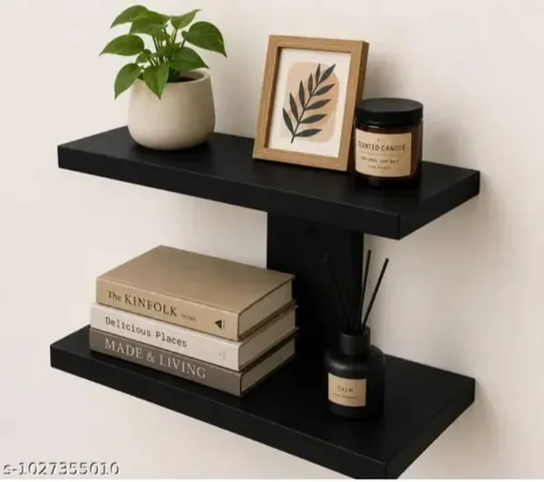 Wooden_Modern_Solid_Color_Two_Tier_Wall_Shelf