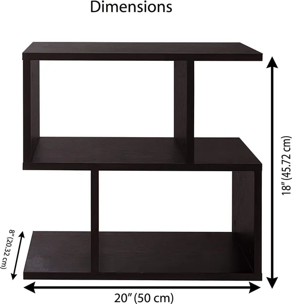 SearchForMerch_Bedside_Table_|_Stylish_Side_Table_|_Wooden_S_Shape_Table_for_Living_Room_|_(Color_-_Black)_Engineered_Wood_Side_Table_(Finish_Color_-_Classy_Black,_DIY(Do-It-Yourself))
