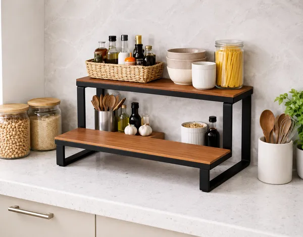 Wood_And_Metal_2_Tier_Kitchen_Countertop_Rack