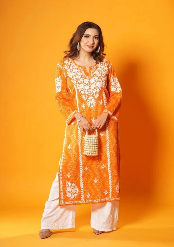 Orange_Cotton_Straight_Print_Kurta_Palazzo_Set_For_Women