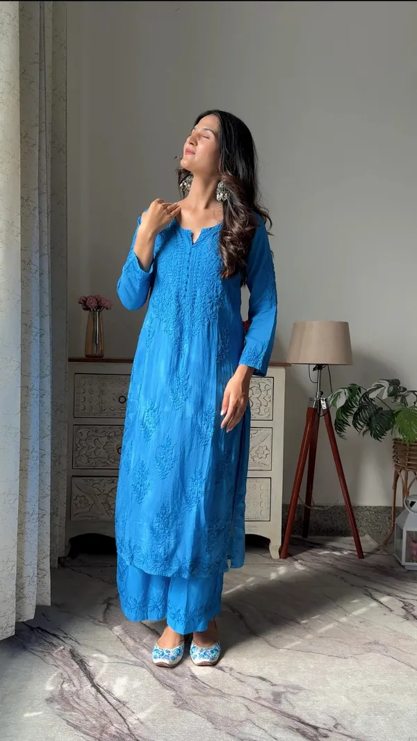 Blue_Cotton_Embroidered_Straight_Kurta_Palazzo_Set_For_Women