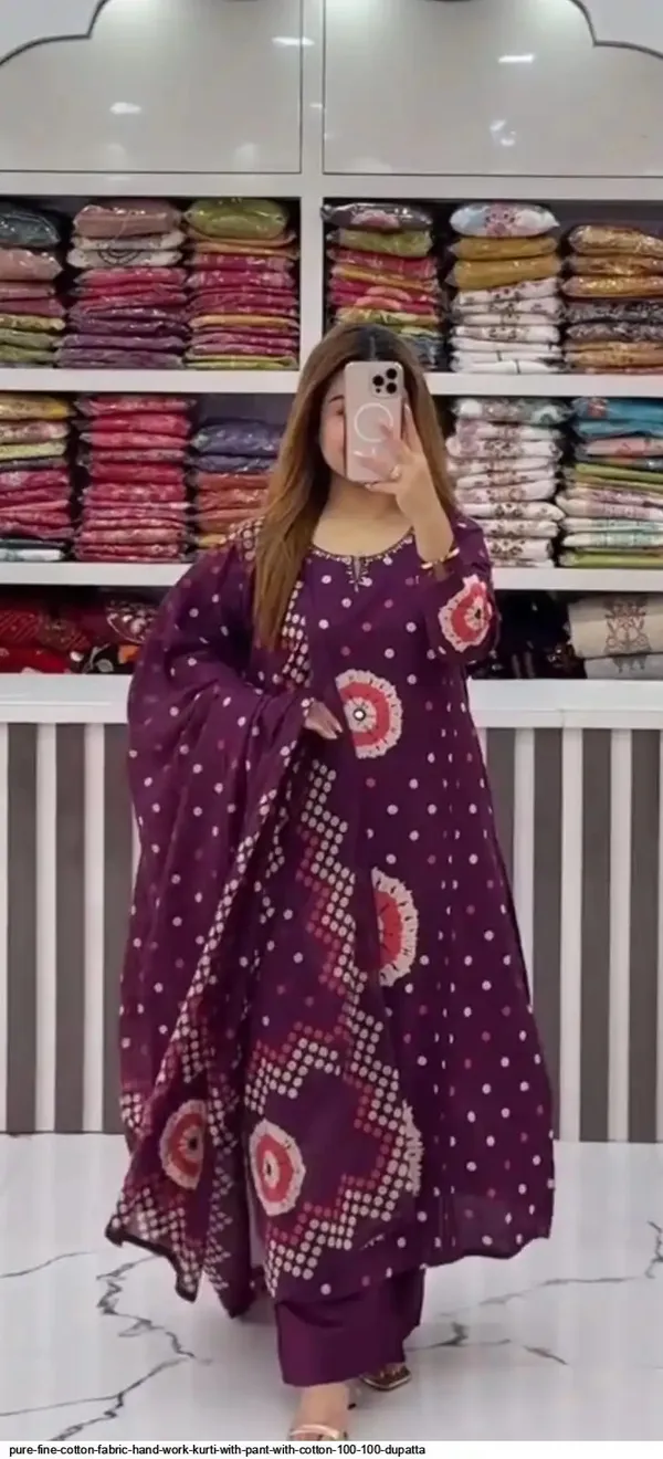 Purple_Cotton_Straight_Kurta_Set_For_Women