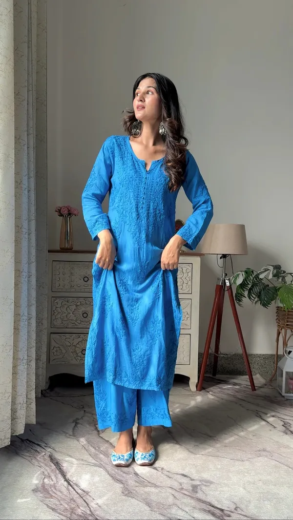 Blue_Cotton_Embroidered_Straight_Kurta_Palazzo_Set_For_Women