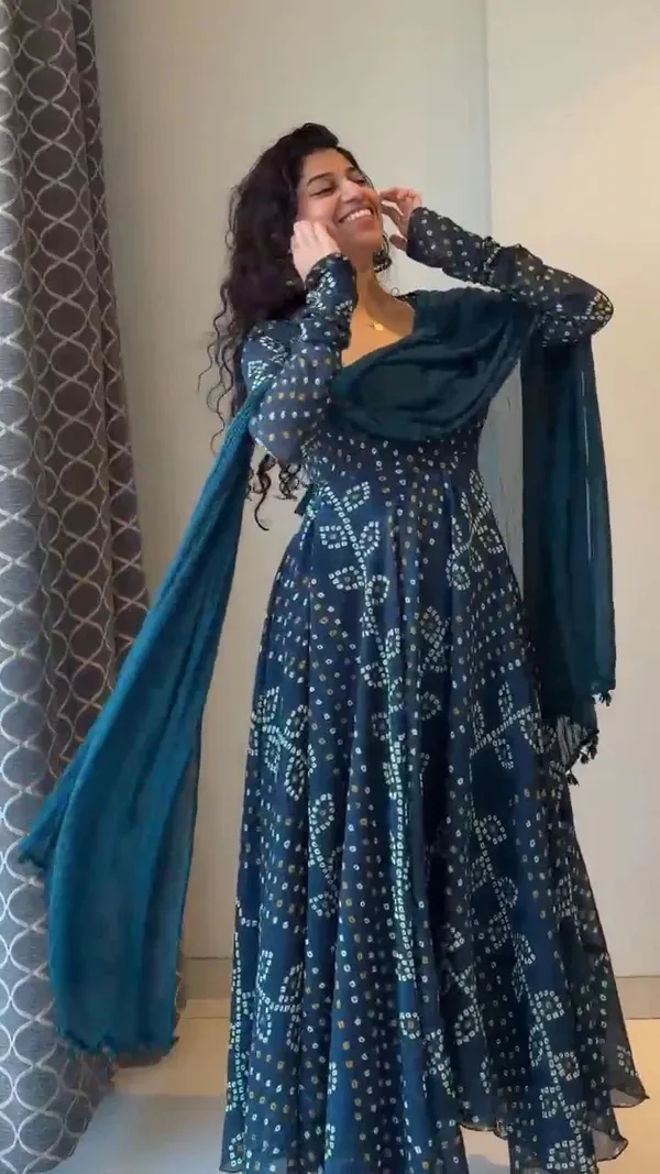 Navy_Blue_Cotton_Printed_Flared_Anarkali_Suit_Set_For_Women