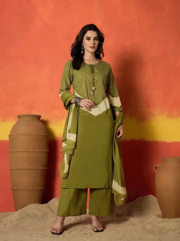 Olive_Green_Cotton_Printed_Dupatta_For_Women