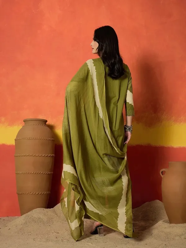 Olive_Green_Cotton_Printed_Dupatta_For_Women
