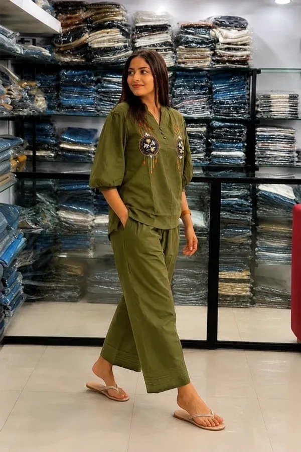 Olive_Green_Cotton_Relaxed_Fit_Embroidered_Co-Ord_Set_For_Women