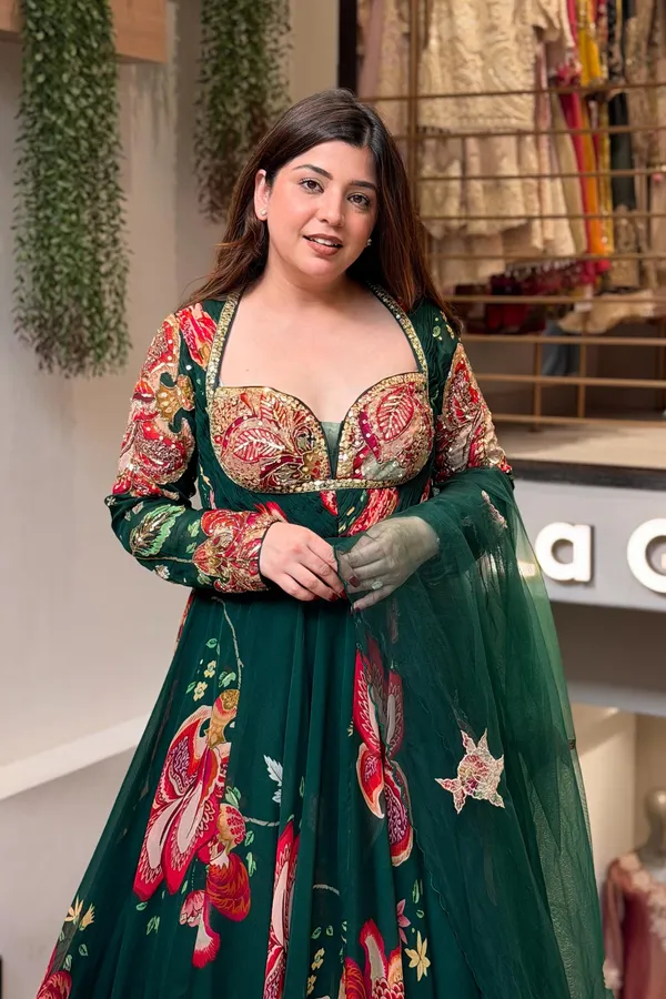 Green_Cotton_Floral_Flared_Anarkali_Suit_Set_For_Women