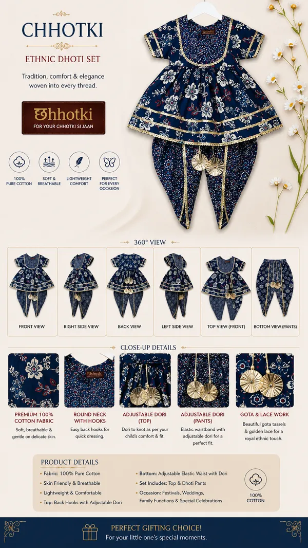 Dark_Blue_Cambric_Cotton_Printed_Ethnic_Frock_Dhoti_Set_For_Girls