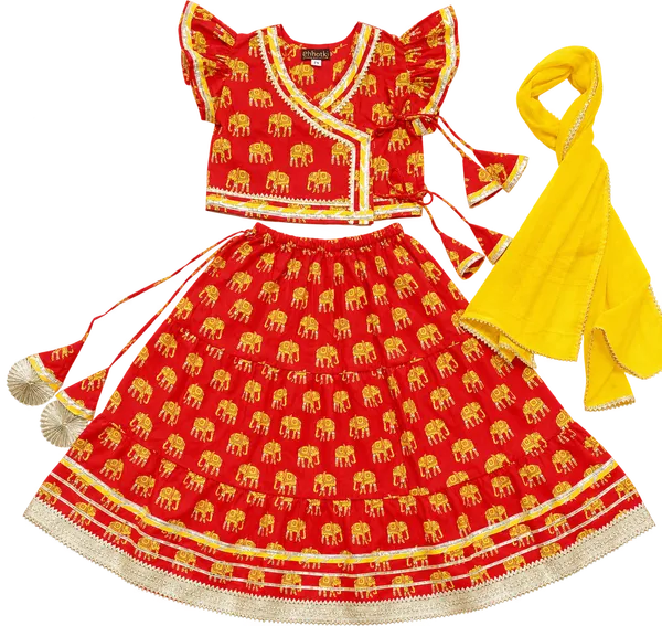 Red_Yellow_Cambric_Cotton_Angrakha_Lehenga_Choli_For_Girls