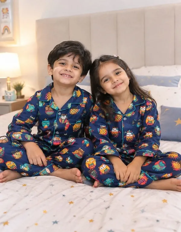 Navy_Blue_Cotton_Owl_Printed_Full_Sleeve_Night_Suit_For_Kids