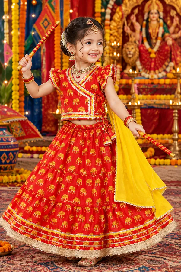 Red_Yellow_Cambric_Cotton_Angrakha_Lehenga_Choli_For_Girls