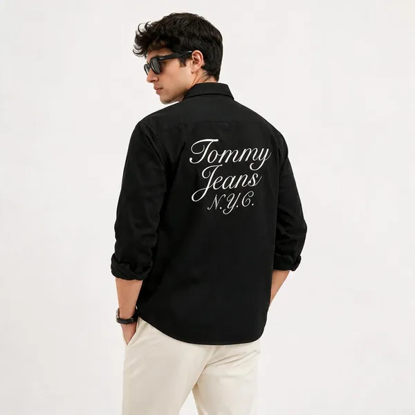 Tommy_Hilfiger_Black_Shirt