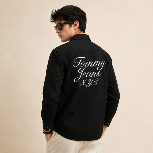 Tommy_Hilfiger_Black_Shirt