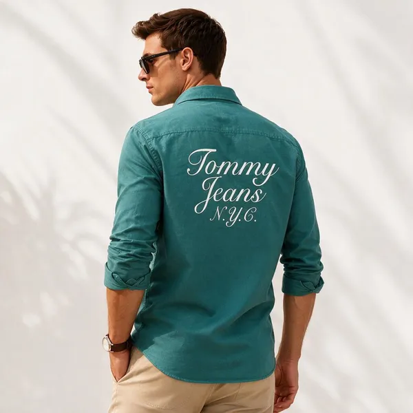 Tommy_Hilfiger_Green_Shirt