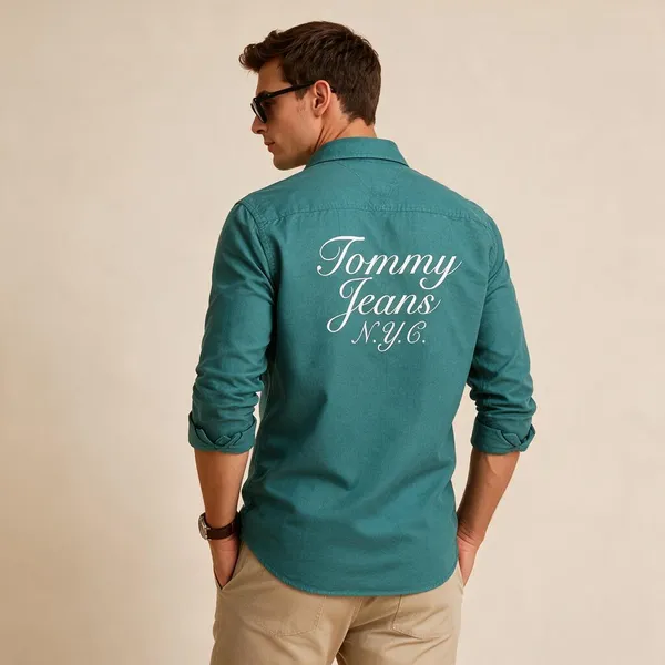 Tommy_Hilfiger_Green_Shirt