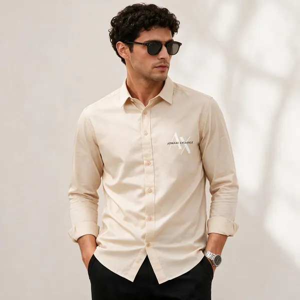 Armani_Exchange_Ax_Cream_Shirt