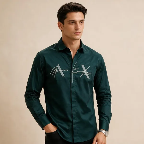 Armani_Exchange_Ax_Bottle_Green_Shirt