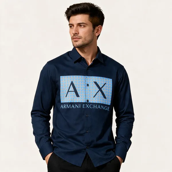 Armani_Exchange_Ax_Navy_Blue_Shirt