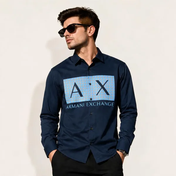 Armani_Exchange_Ax_Navy_Blue_Shirt