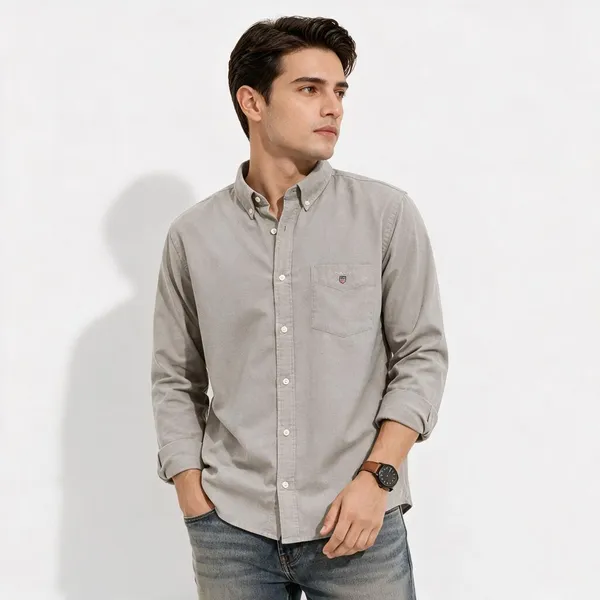 Gant_Linen_Light_Stone_Grey_Shirt