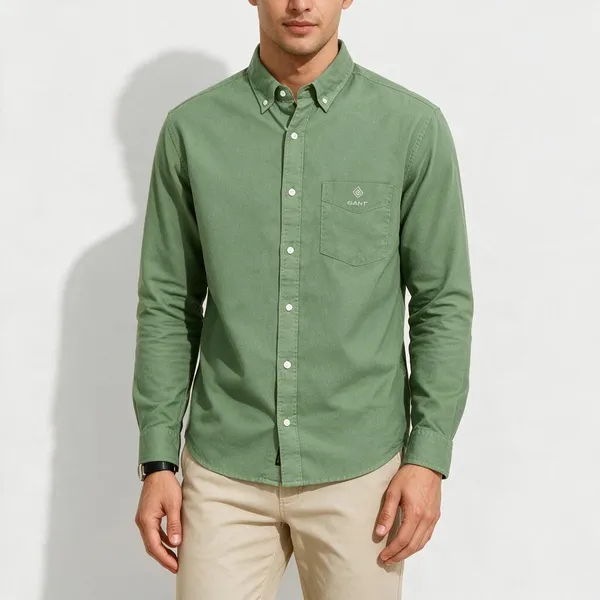Gant_Linen_Dusty_Green_Shirt