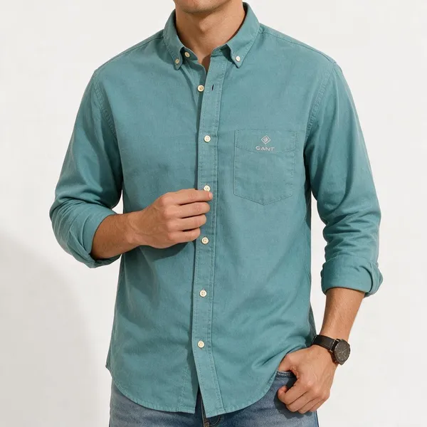 Gant_Linen_Ocean_Teal_Shirt
