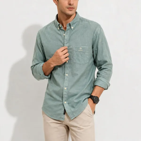 Gant_Linen_Smoky_Teal_Shirt