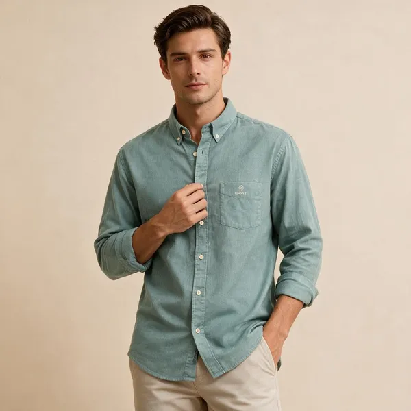 Gant_Linen_Smoky_Teal_Shirt