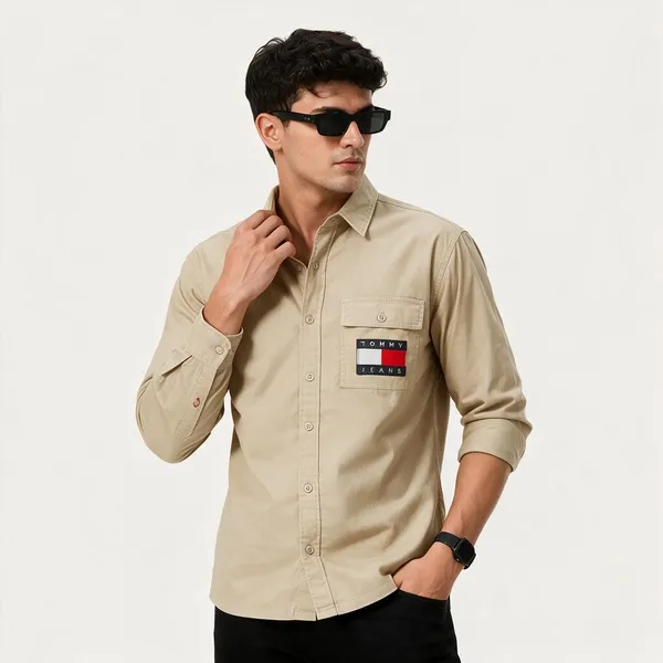 Tommy_Hilfiger_Sand_Beige_Shirt