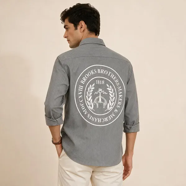 Brooks_Brothers_Grey_Striped_Shirt