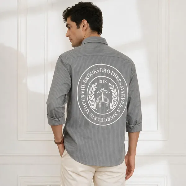 Brooks_Brothers_Grey_Striped_Shirt
