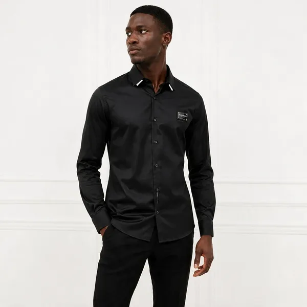 Balmain_Paris_Steel_Logo_Black_Shirt