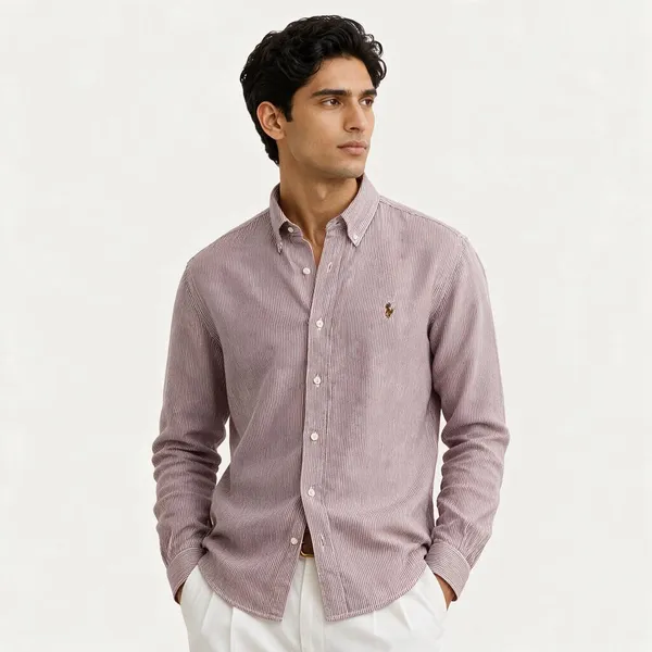 Polo_Ralph_Lauren_Linen_Dark_Pink_Shirt