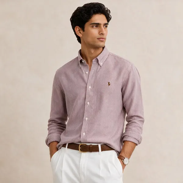Polo_Ralph_Lauren_Linen_Dark_Pink_Shirt
