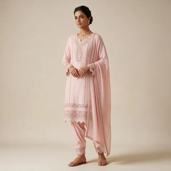 Pink_Pure_Cotton_Straight_Embroidered_Kurta_Set_For_Women