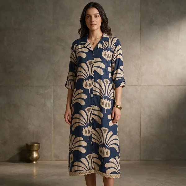 Blue_Cotton_Straight_Printed_Dress_For_Women