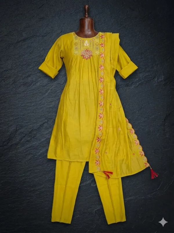 Yellow_Embroidered_Straight_Kurta_Set_for_Women