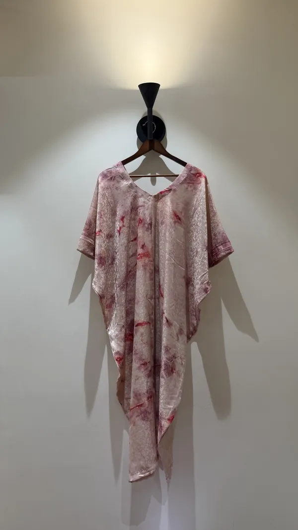 Pink_Crepe_Kaftan_For_Women