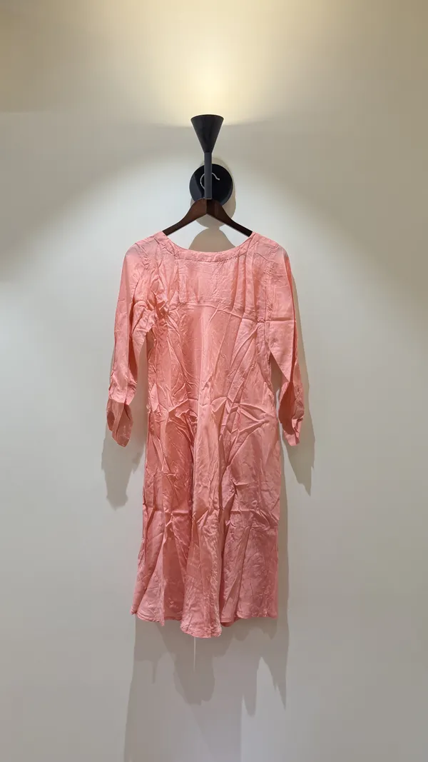 Pink_Crepe_Midi_Dress_For_Women