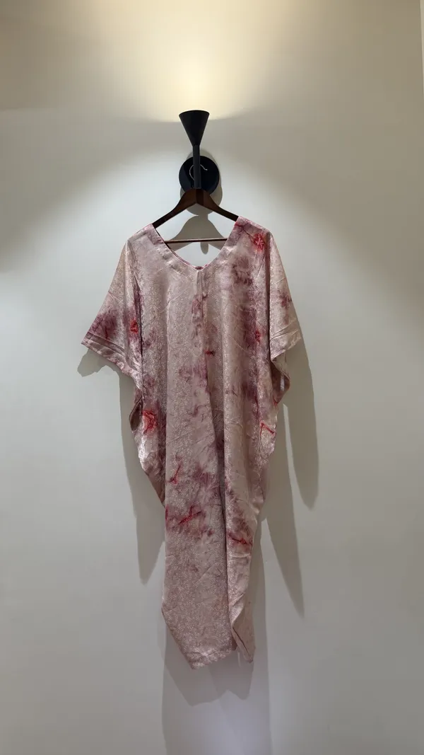 Pink_Crepe_Kaftan_For_Women