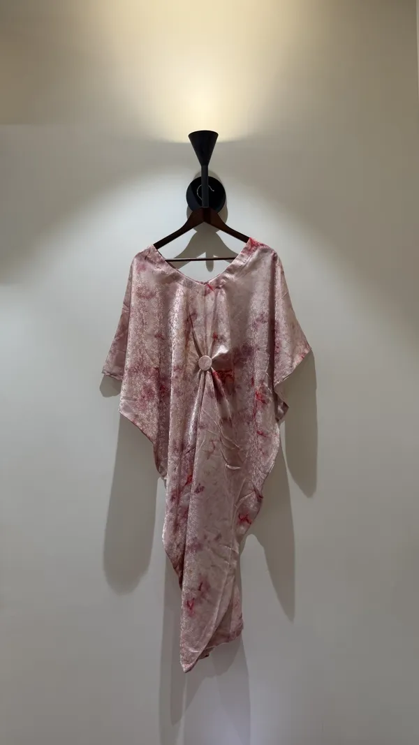 Pink_Crepe_Kaftan_For_Women