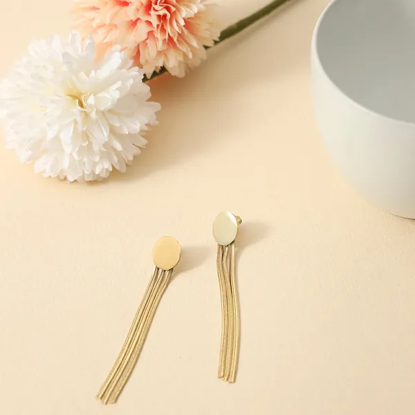 Gold_Plated_Tassels_Earrings_Default_Title