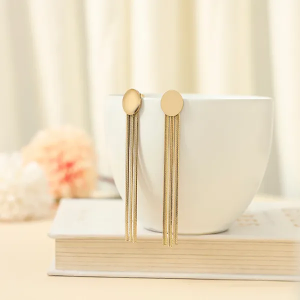Gold_Plated_Tassels_Earrings_Default_Title