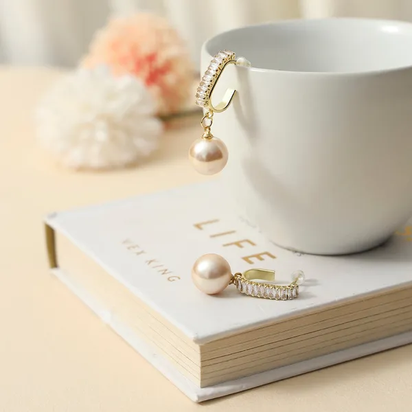 Gold_Plated_Beautiful_Korean_Ad_And_Pearl_Peach_Circle_Of_Life_Drop_Earrings_Default_Title