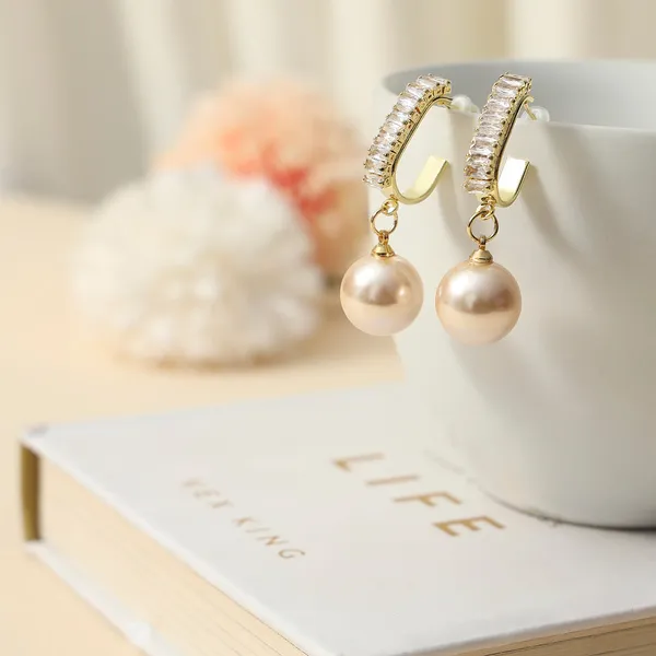 Gold_Plated_Beautiful_Korean_Ad_And_Pearl_Peach_Circle_Of_Life_Drop_Earrings_Default_Title