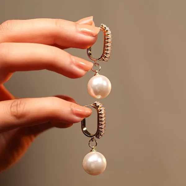 Gold_Plated_Beautiful_Korean_Ad_And_Pearl_Off_White_Circle_Of_Life_Drop_Earrings_Default_Title
