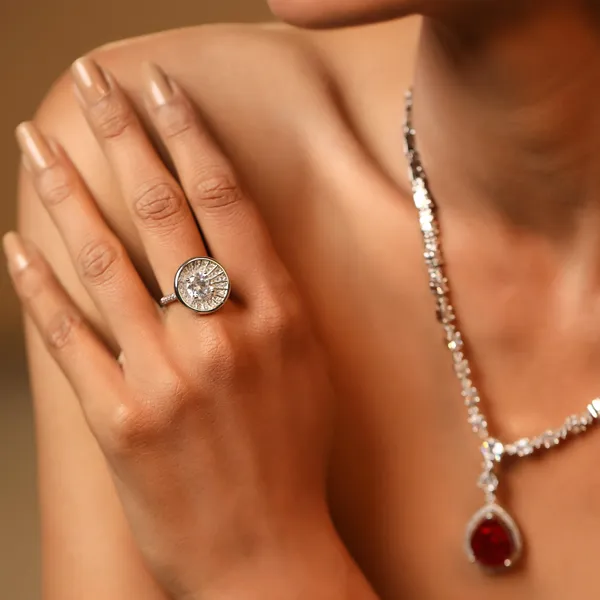 Stainless_Steel_Stone_Oval_Statement_Ring_Silver