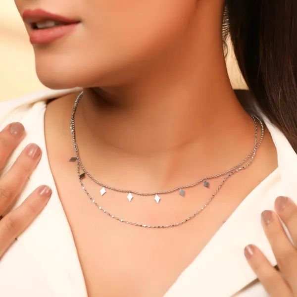 Multilayered_Anti_Tarnish_Necklace_Silver
