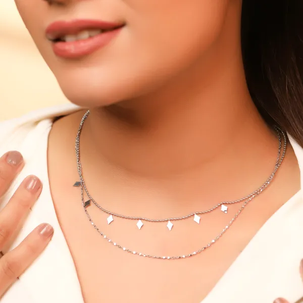 Multilayered_Anti_Tarnish_Necklace_Silver